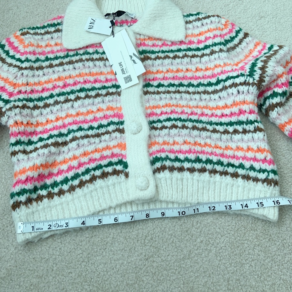Zara strip knit cardigan - Picture 13 of 14